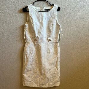 Antonio Melani Dress Ivory Size 8 Sleeveless
